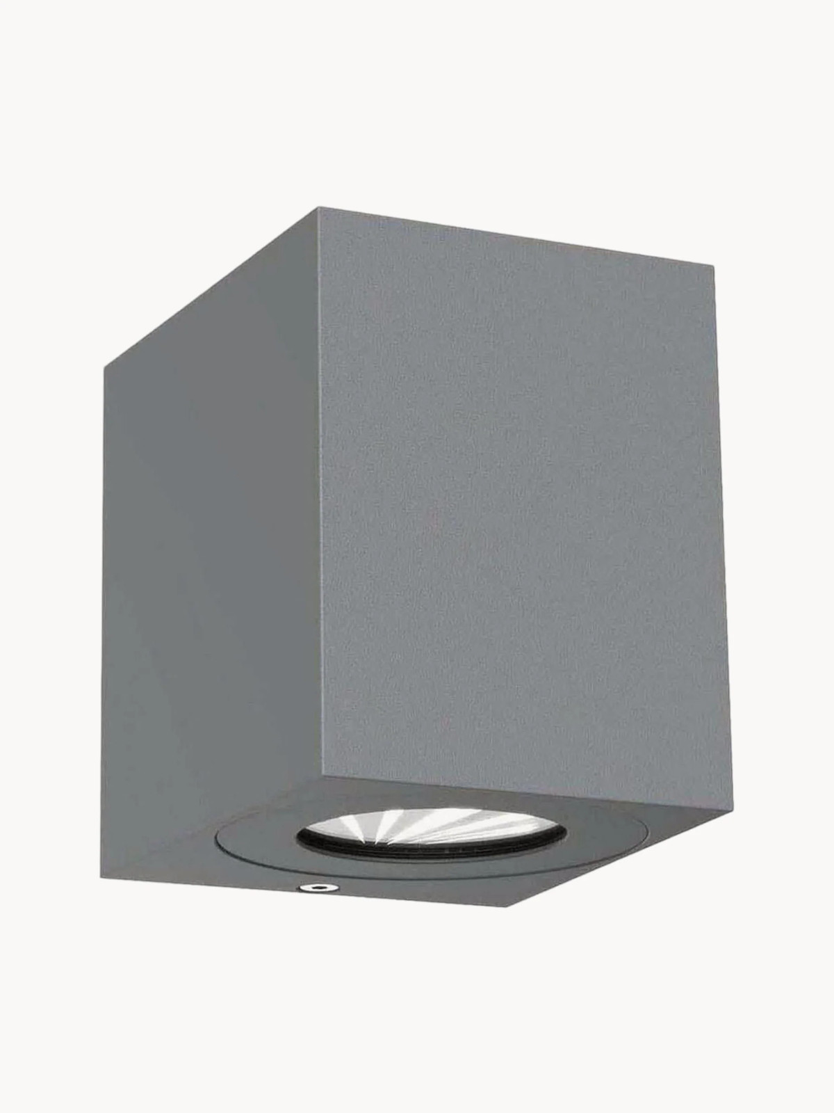Nordlux Canto Kubi 2 LED wandlamp grijs - Up & Down effect - Aluminium en glas