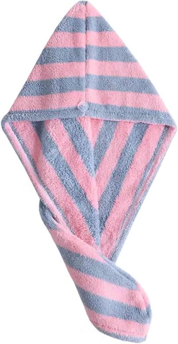 Sneldrogende Haardroger Turban Handdoek Multicolor - 60 x 26 cm