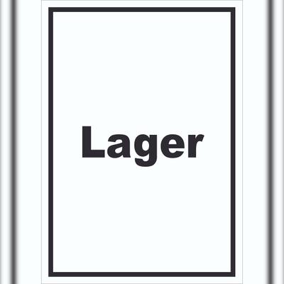 HB-Druck Lager Schild mit Text Storage Warenlager hochkant A6 (105x148mm)