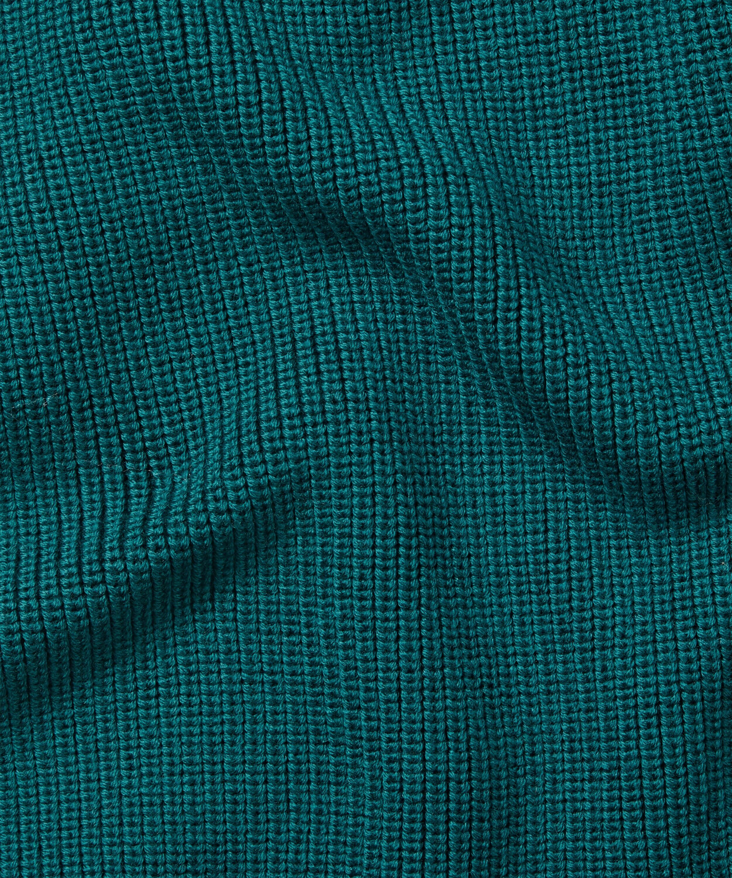 Schal FALKE "FALKE Schal", Kinder, Gr. onesize, petrol (7380), Modetücher Schal