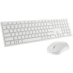 Dell Pro KM5221W Combo Weiß - 2.4Ghz, Batterie, 4000 DPI, 128-Bit-AES-Verschlüsselung