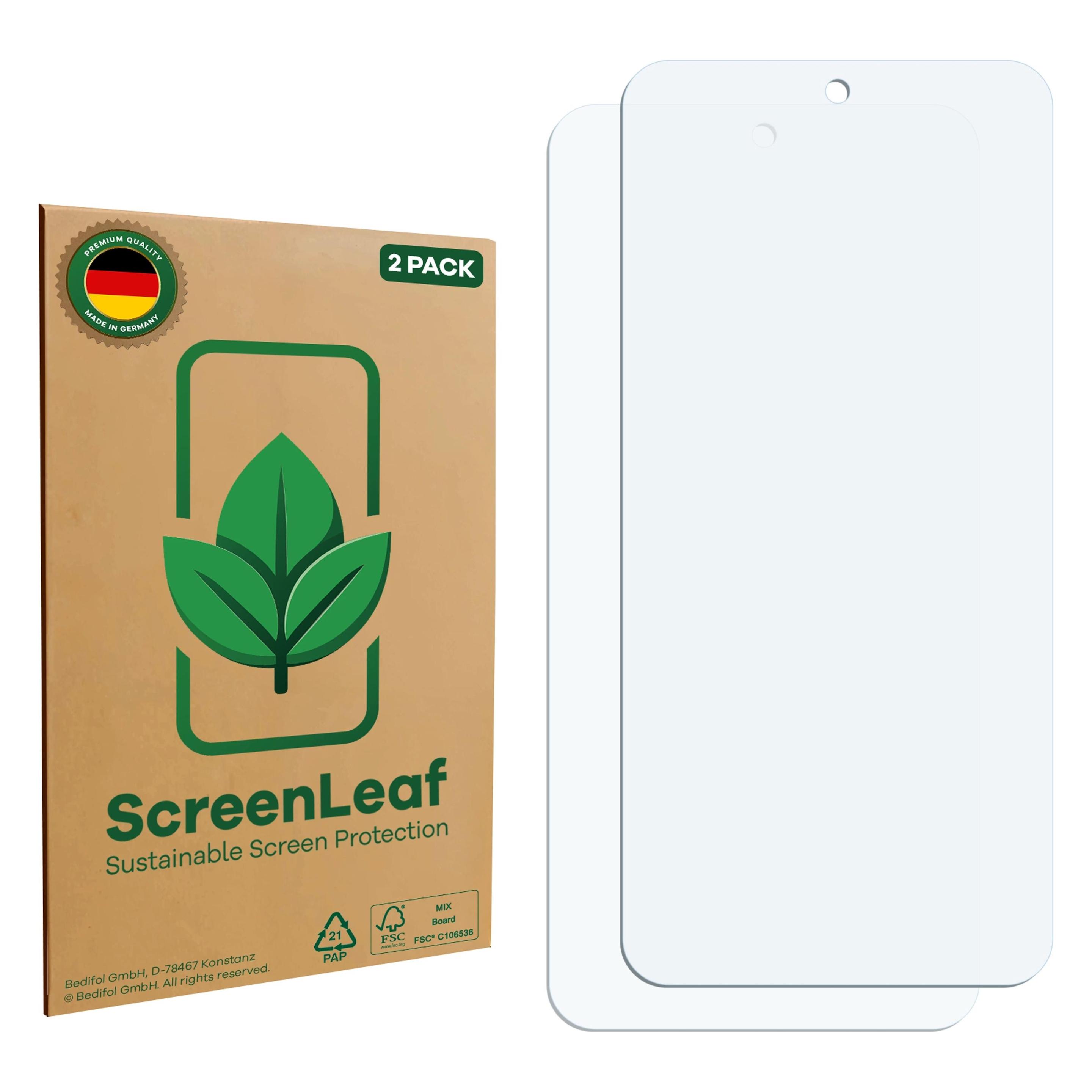 ScreenLeaf Schutzfolie für Oppo Reno 14 Pro Displayschutz Display Schutz Folie Klar Transparent (2 Stk., Oppo Reno 14 Pro) (6159343)