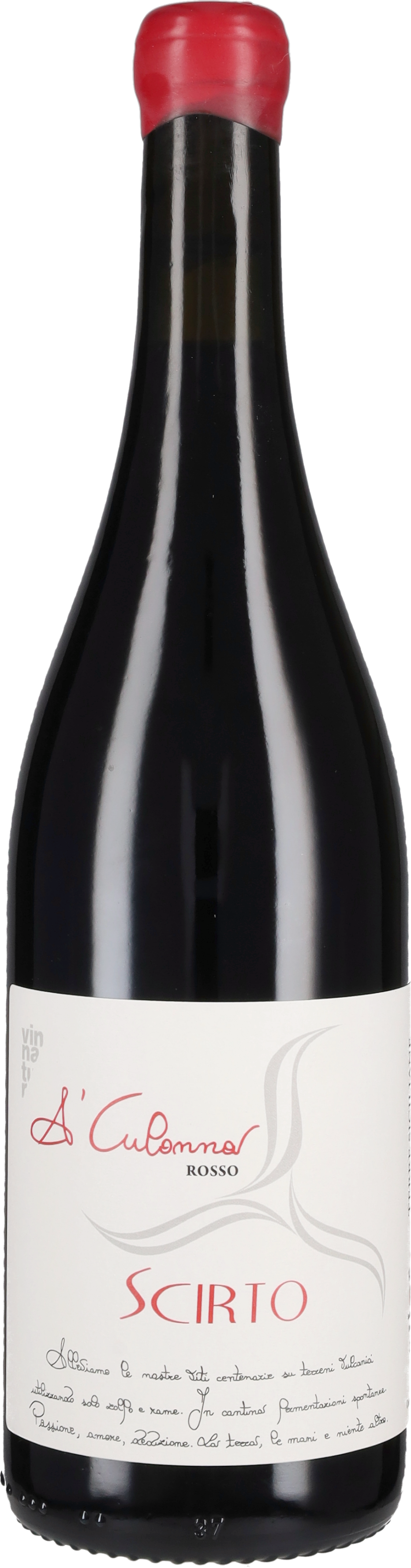 Nerello Mascalese 'A' Culonna' Vini Scirto 2017