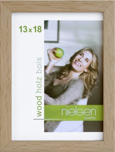 Nielsen Holzrahmen 6532003 Quadrum 13x18cm eiche natur