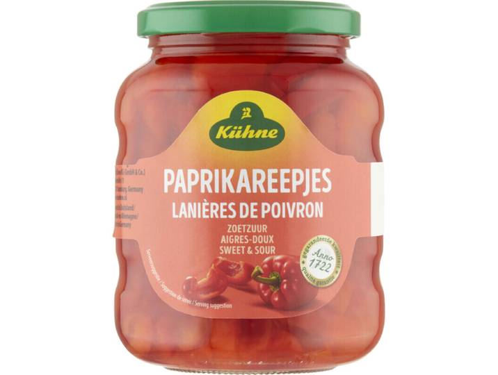 Kühne Paprika Reepjes - 370 ml