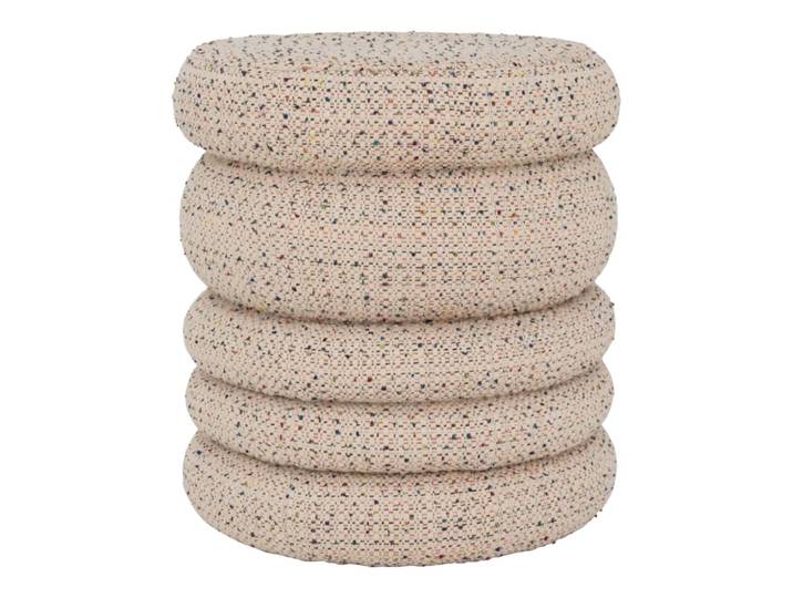 Pouf en coton multicolore ø 39 * 43 cm