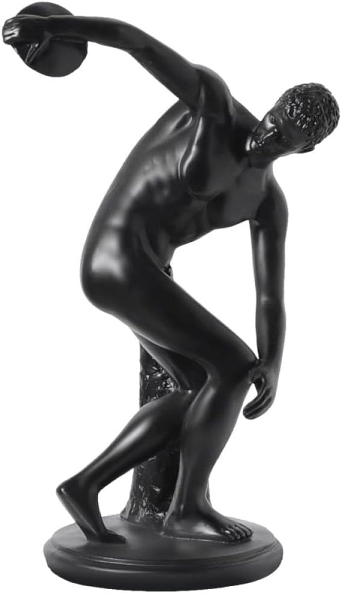Moderne abstracte hars sculptuur voor decoratie - Zwart