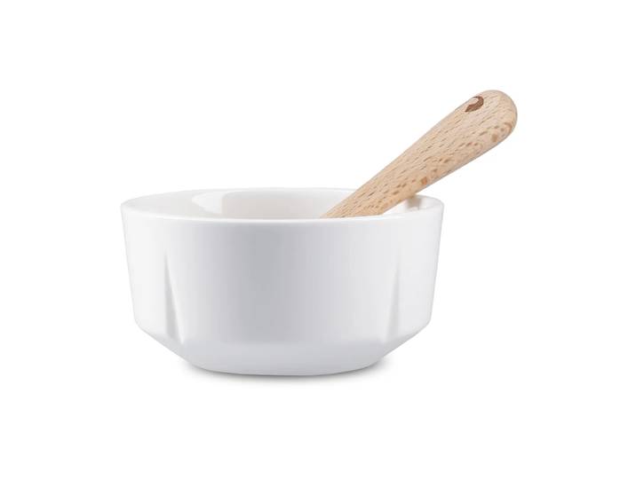 Rosendahl Bol à snacks et cuillère Grand Cru Blanc, Ø9 cm
