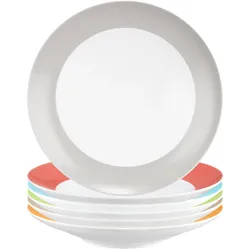 Seltmann Weiden Suppenteller Liberty Pure Colors ø 23,5 cm 6er Set