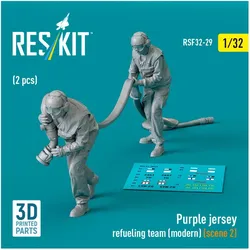 ResKit Purple jersey refueling team (modern) (scene 2) (2 pcs) (3D Printed)