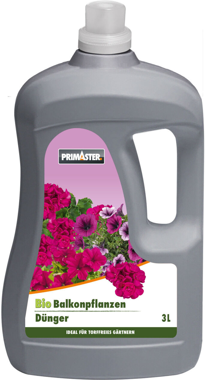 Primaster Bio Flüssigdünger für Balkonpflanzen 3 L