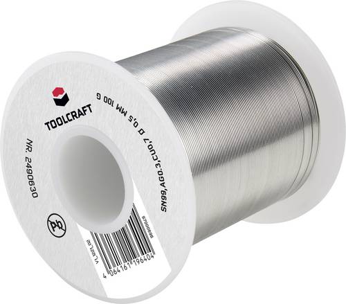 TOOLCRAFT Lötzinn, bleifrei Spule SN99AG03C ROL1 100g 0.5mm