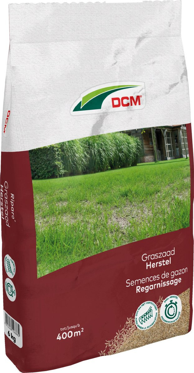 DCM Graszaad Herstel 6kg voor herstel en doorzaaien van het gazon