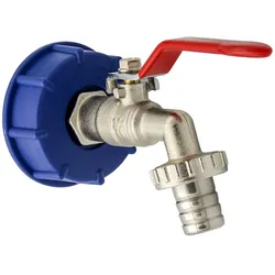 Stabilo Sanitär IBC-Kugelhahn 3/4 `mit Schlauchtülle S60 x 6 Gewinde