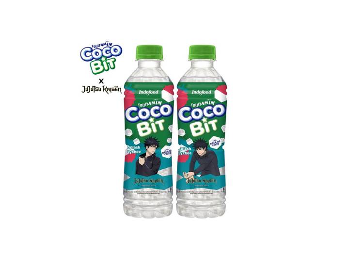FRUITAMIN Jujutsu Kaisen Splash Litchi avec Nata de Coco 350 ml