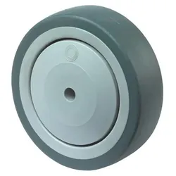 BS Rollen Ersatzrad Gummi grau Kugellager Ø 125 mm 100 kg - A85.125