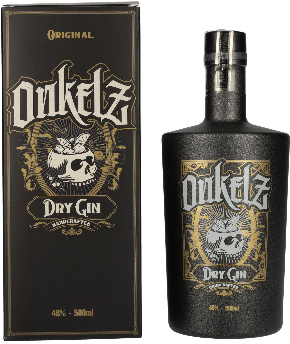 BÖHSE ONKELZ Handcrafted Dry Gin 46% Vol. 0,5l in Geschenkbox
