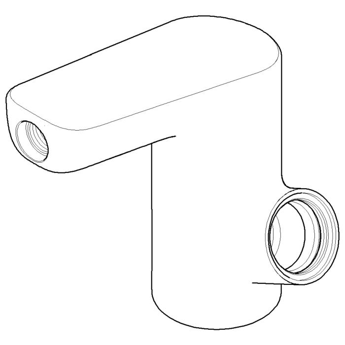 Dornbracht Körper Bidet-EHM 091990005-00 chrom