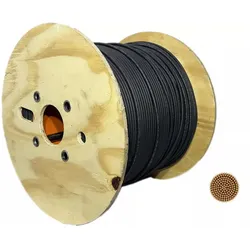 500m Solarkabel 6mm2 Kupfer Kabel H1Z2Z2-K Schwarz