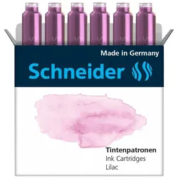 Schneider Tintenpatronen für Füller Lilac