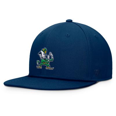 Baseball Cap FANATICS "Fanatics Cap Notre Dame Structured Adjustable Snapback", Jungen, Gr. onesize, blau, Kunstfaser, Caps