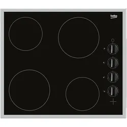 Beko HIC64100X, Kochfeld, Schwarz