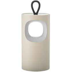 SIGOR Mobile LED-Akku-Tischleuchte LUNARI, IP44, 1.4W 2200K/2700K (FlexMood) 90/100lm, mit Touch-Dimmer + USB-C, dünenbeige SIG-4523101