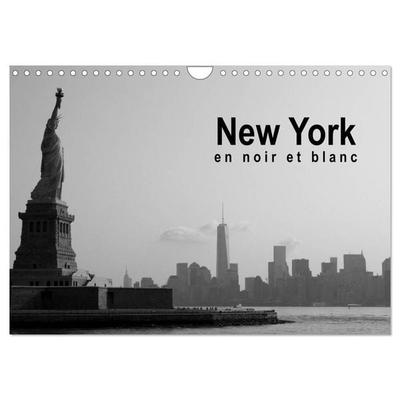 New York en noir et blanc (Calendrier mural 2026 DIN A4 vertical), CALVENDO calendrier mensuel