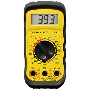 Trotec Multimeter 3510205247, BE47, digital, RMS, CAT II 600 V, CAT III 300 V, 2000 Counts