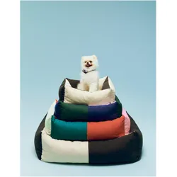 HAY - Dogs Bed Zip Small - H21 x W52 x L60 cm - Green & Lavender (Hund), Hundebett + Katzenbett