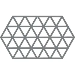 Triangles Untersetzer für heißes Geschirr 24 cm grau