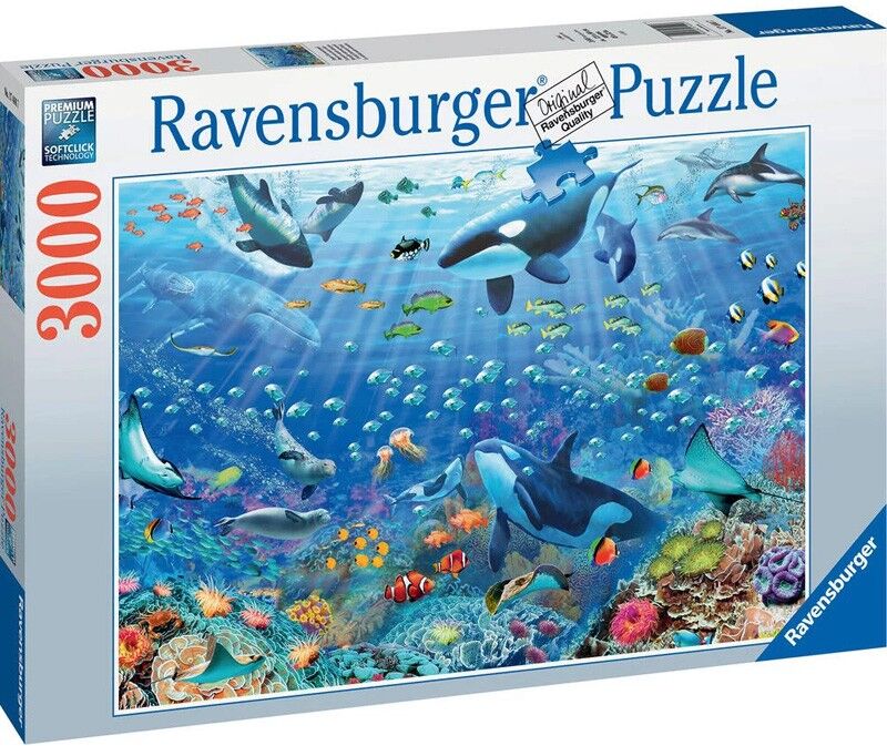 Ravensburger Puzzle 3000 p - Monde sous-marin coloré