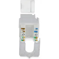 StarTech .com C6KEY110180WH24PK, Flach, Weiss, RJ-45, Buchse, Buchse, 10GBase-T (Keystone Modul), Zubehör Netzwerk