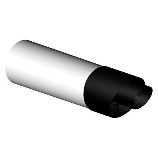 Almeva LIK Element rurowy do odprowadzania spalin przez ścianę 0,55m DN60/100 (59285306)