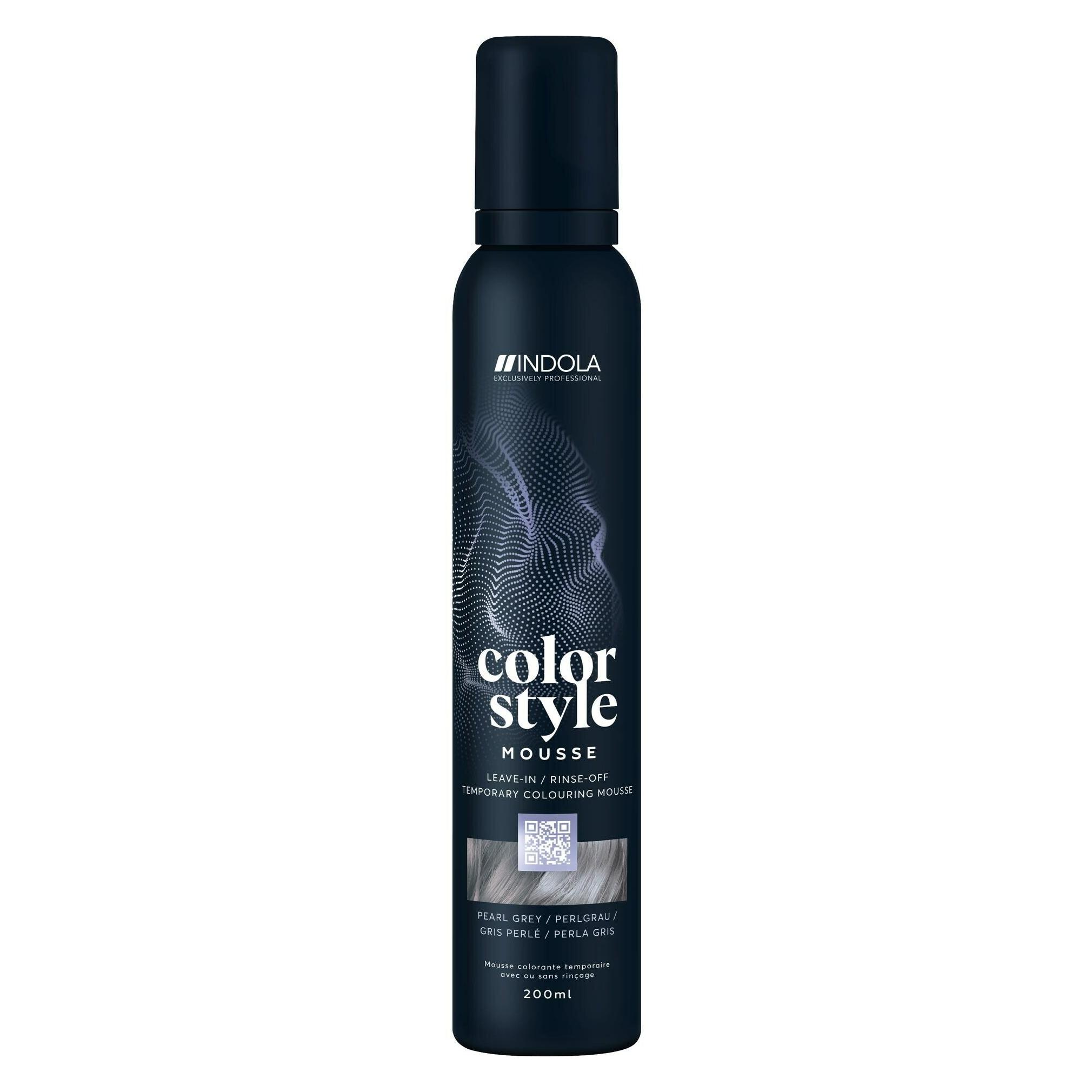 Indola Color Style Mousse Perlgrau 200 ml (Perlgrau) (2927927)