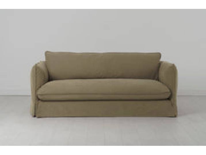 Model 18 Dreisitzer-Sofa, Wiesengrün