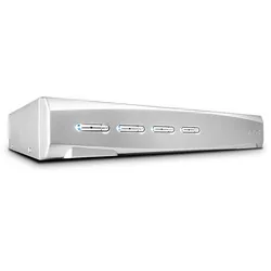 LINDY 4 Port KVM Switch, DVI-I Single Link, USB 2.0 & Audio