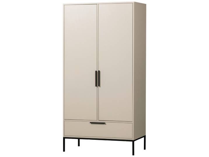 Garderobenschrank Adam Hellgrau B: 100 cm