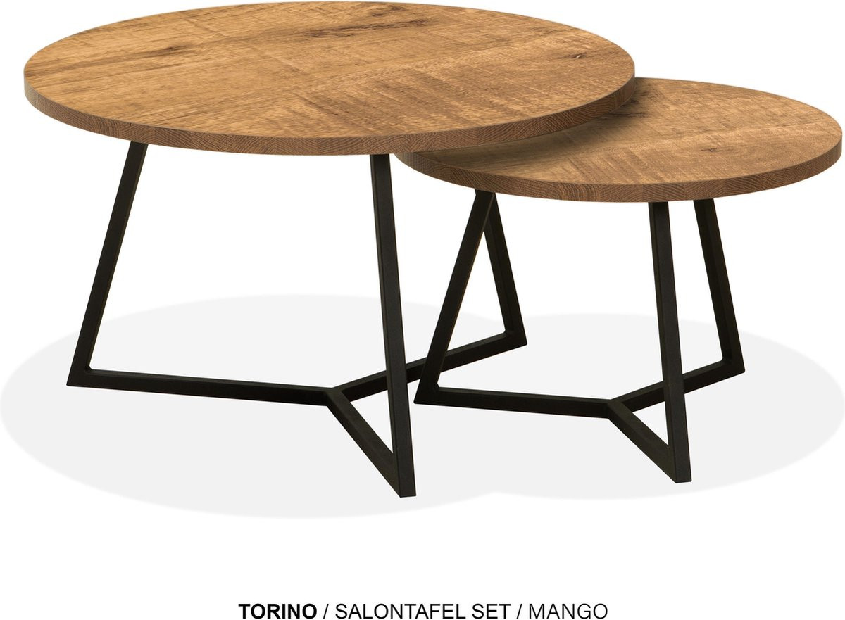 Maxfurn Set ronde salontafels - Mango