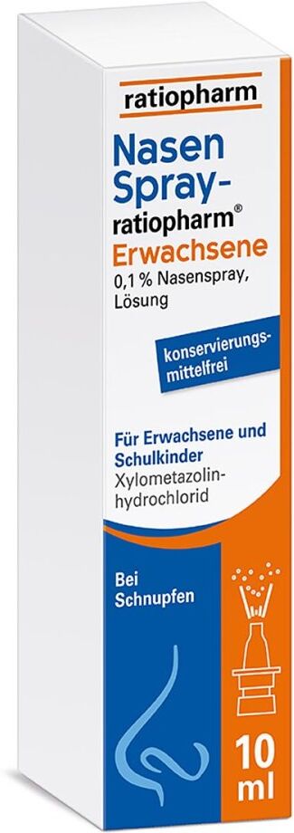 NasenSpray-ratiopharm NasenSpray ratiopharm® Erwachsene 10ml