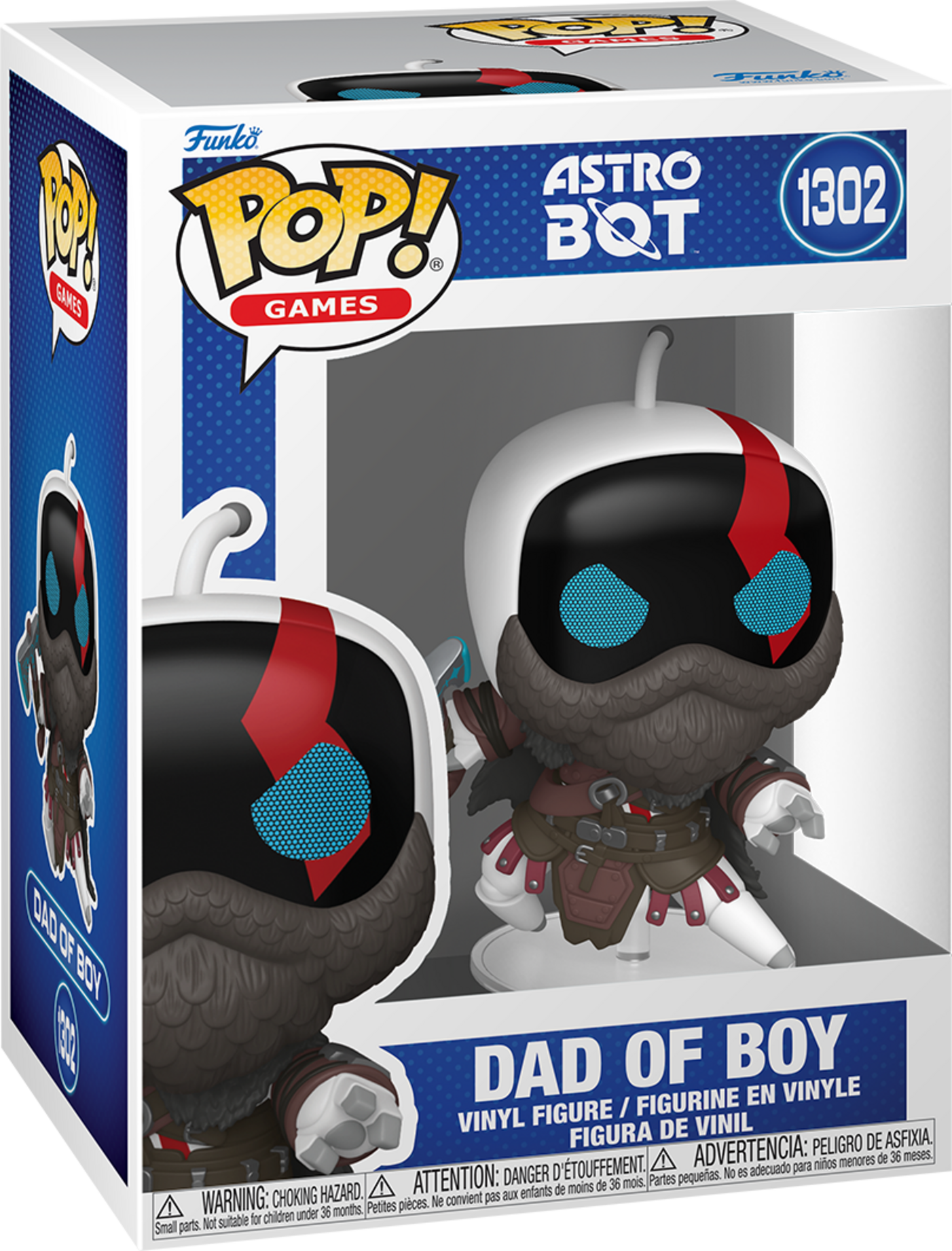 Funko Pop! Games Astro Bot Dad of Boy Vinyl Figure #1302 - 10.2 cm Tall Collectible Toy