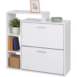 Relaxdays, Schuhschrank, Schuhschrank (80 x 23.50 x 90 cm)