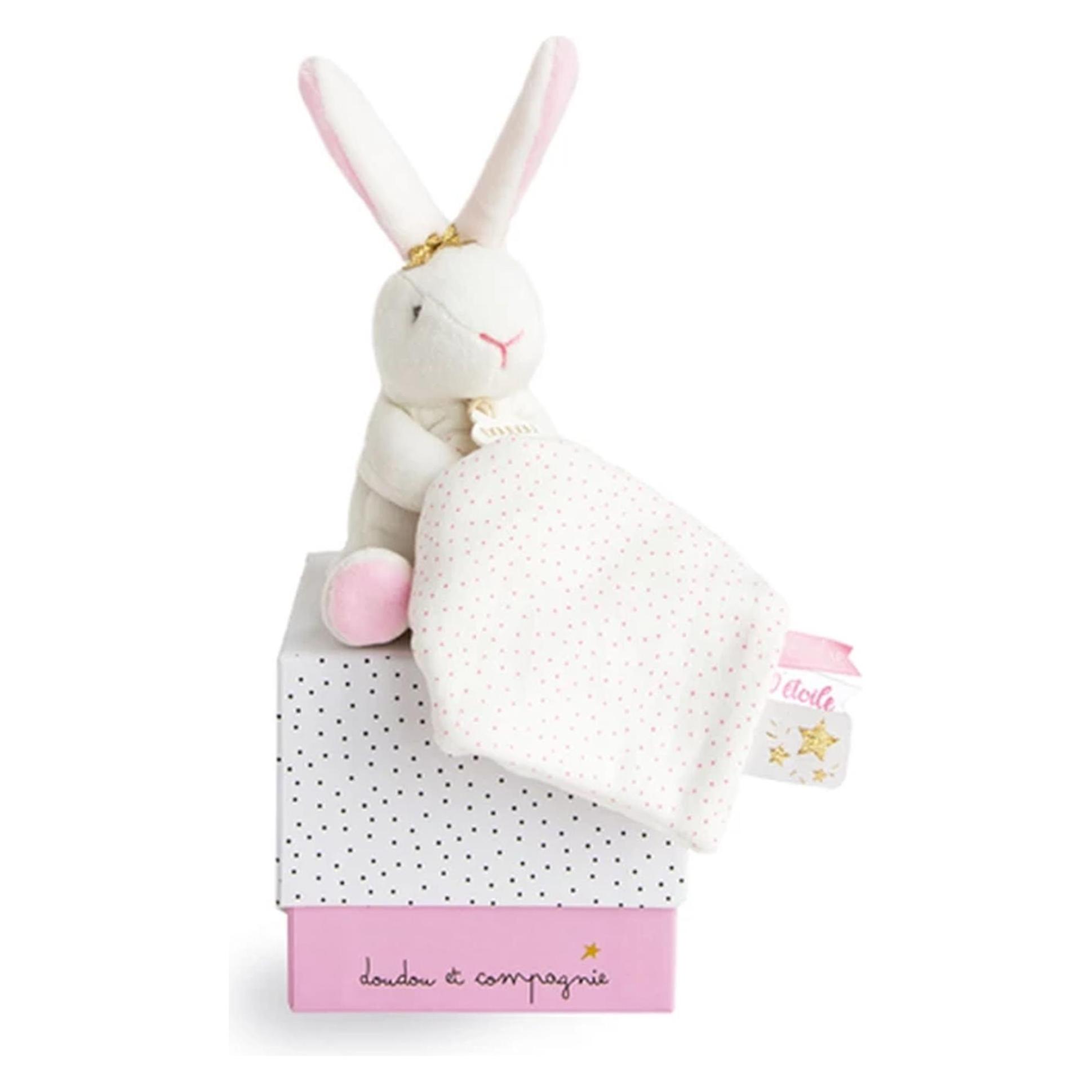 Doudou et Compagnie Hase Stern mit Schmusetuch (10.40 x 11 cm) (DC3513)