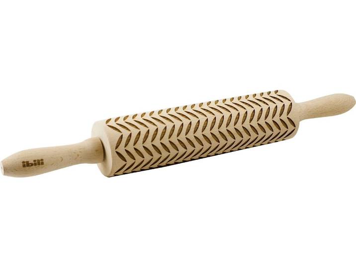 Teigroller Ibili 39,5 x 5 cm , braun, Teigroller, Teigroller