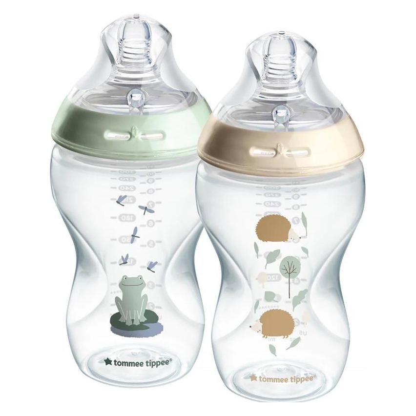 Tommee Tippee Dekorierte Flasche 2 x 340 ml - Mädchen (2x) (TT0417)