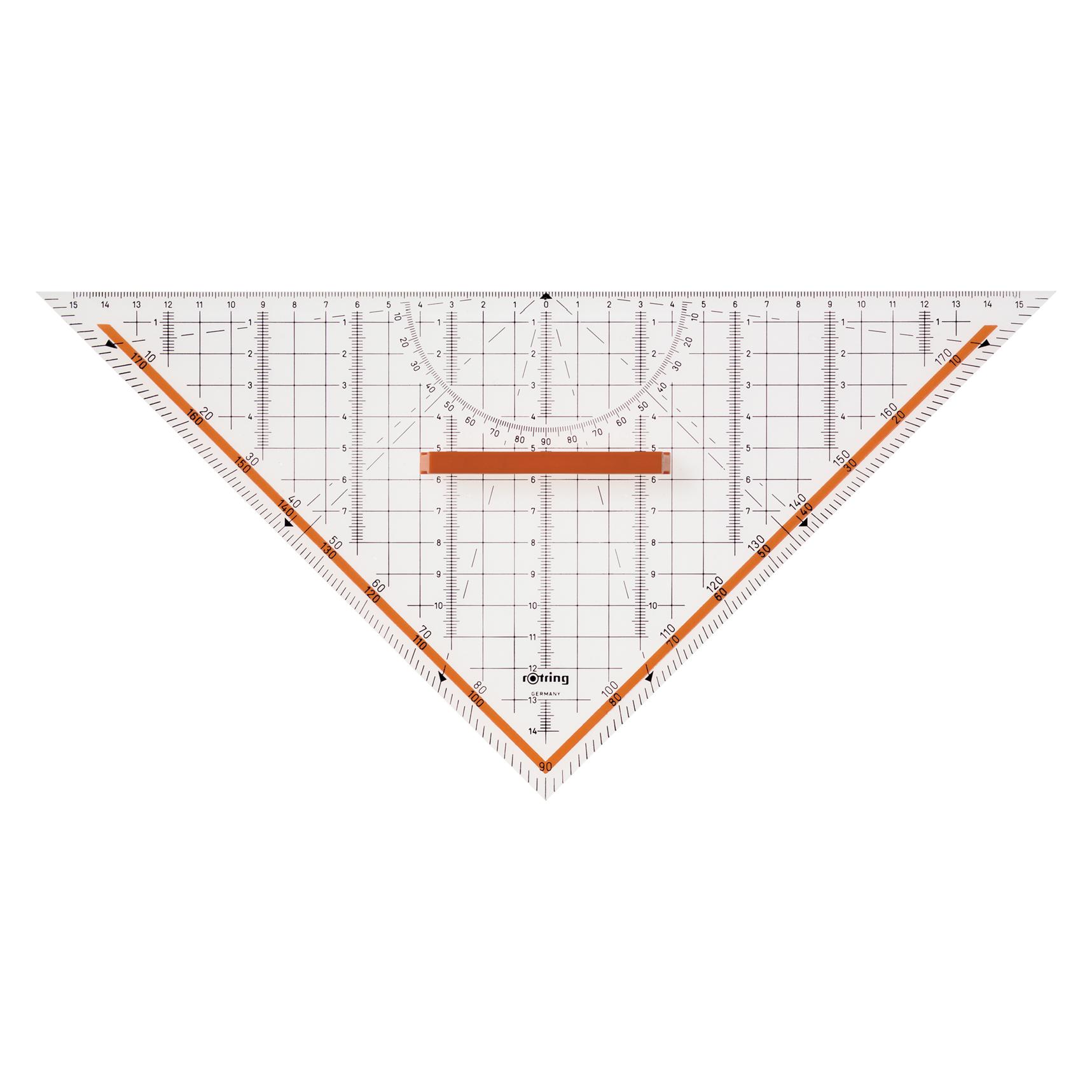 Rotring Centro Geodreieck (32 cm, Kunststoff) (S0699270)