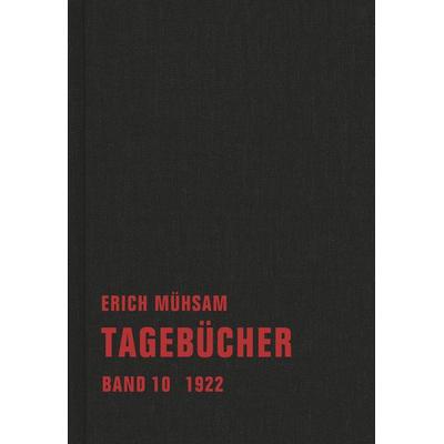 Tagebücher, Gebundene Ausgabe von Erich Mühsam, Verbrecher, 978-3-940426-86-4