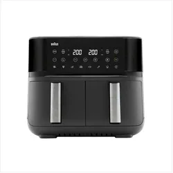 Braun TwinCook 3 TD 3030, Fritteuse, Schwarz