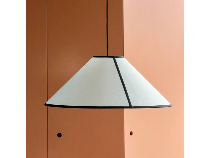 Ava Pendellampe, Ø 60 cm, weiß/schwarz, E27 - HAY - Wohnzimmer - Design - Kunststoff - Einflammig