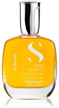 Alfaparf Milano Semi di Lino Sublime Cristalli óleo hidratante para cabelo brilhante e macio 50 ml. Semi di Lino Sublime Cristalli